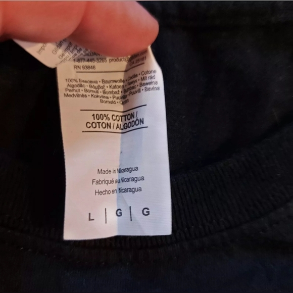 ACDC AC/DC T-Shirt In Rock We Trust Gildan Album Cover Collage Size Large - Picture 6 of 10